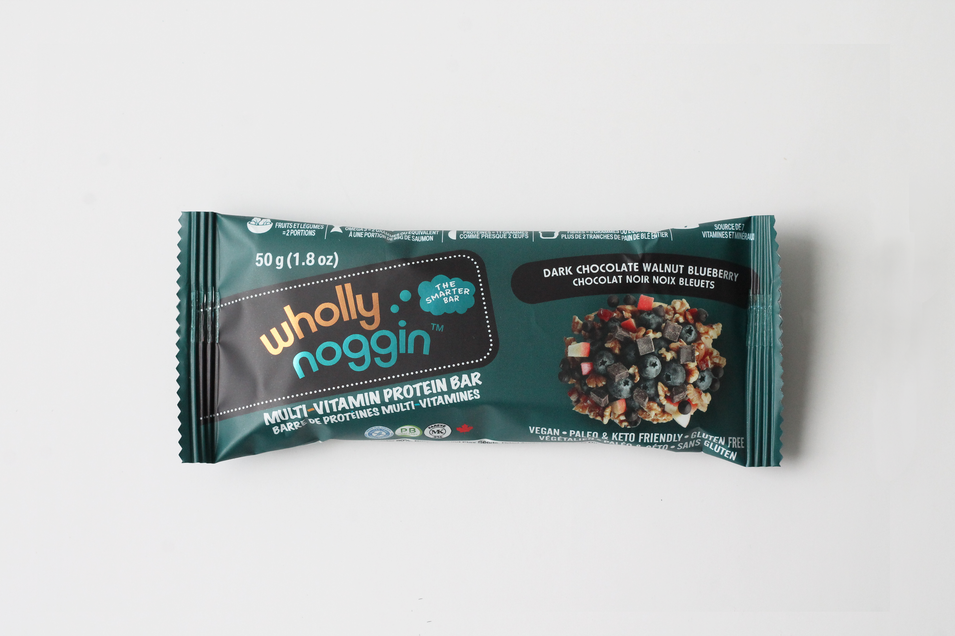 Dark Chocolate Walnut Blueberry Bar