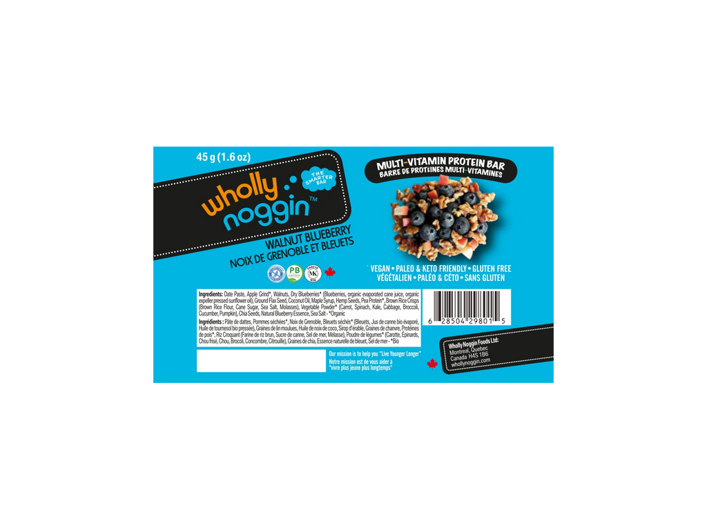 Walnut Blueberry Bar