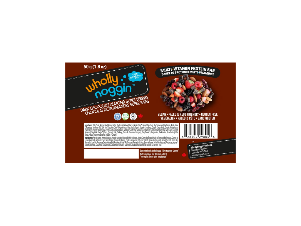 Dark Chocolate Almond Super Berries Bar